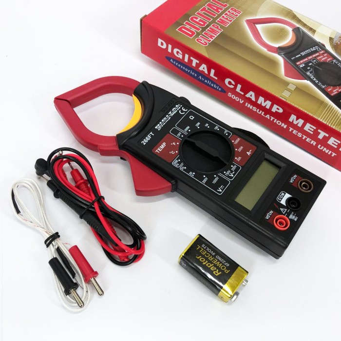 Цифровий мультиметр для дому DT 266 FT, Мультиметр із функцією захисту від перевантаження JK-54