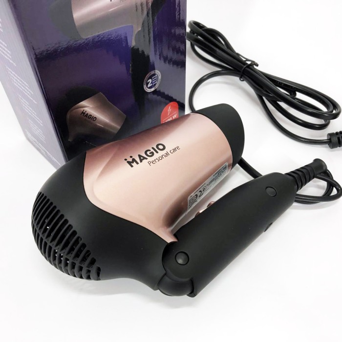 Електричний фен для укладання Magio MG-156, Потужний фен для швидкого сушіння з режимом іонізації FI-36