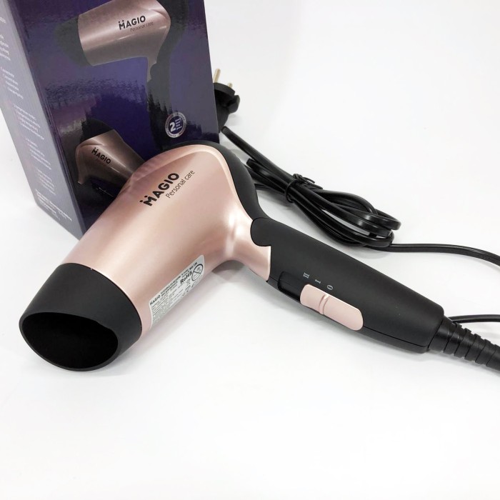 Електричний фен для укладання Magio MG-156, Потужний фен для швидкого сушіння з режимом іонізації FI-36