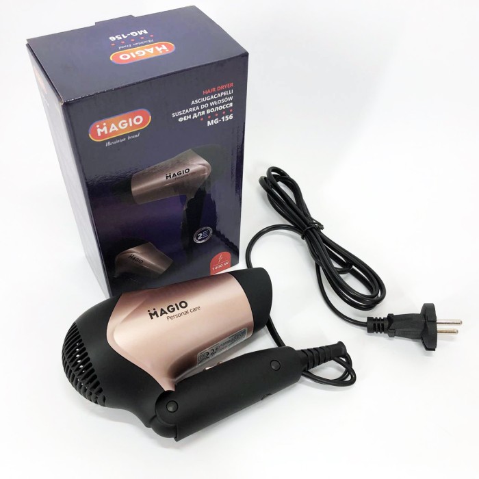 Фен для укладання локонів Magio, Фен для волосся з регульованою температурою Хороший потужний MO-96