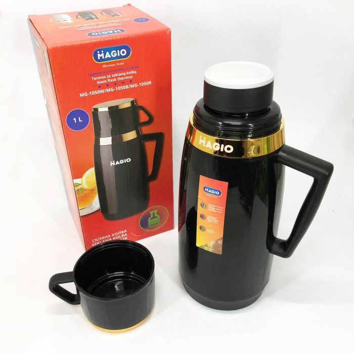 Гарячий термос для чаю Magio MG-1050B 1 л, Побутовий термос домашній для дому води OE-78