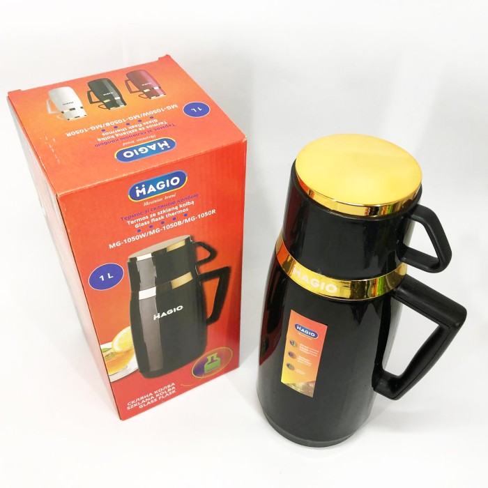 Гарячий термос для чаю Magio MG-1050B 1 л, Побутовий термос домашній для дому води OE-78