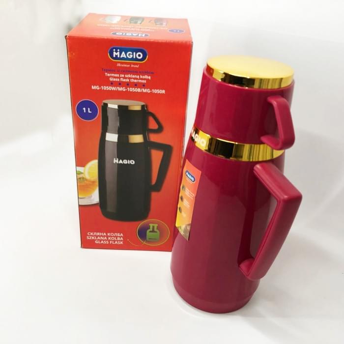 Термос для напоїв на спеку Magio MG-1050R 1 л, Термос для напоїв, Термокухоль OR-797 для школярів