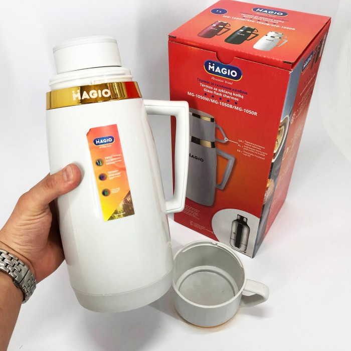 Термос для чаю топ Magio MG-1050W 1 л, Питний термос, Фляга для пікніка, Термоси UR-259 для фітнесу