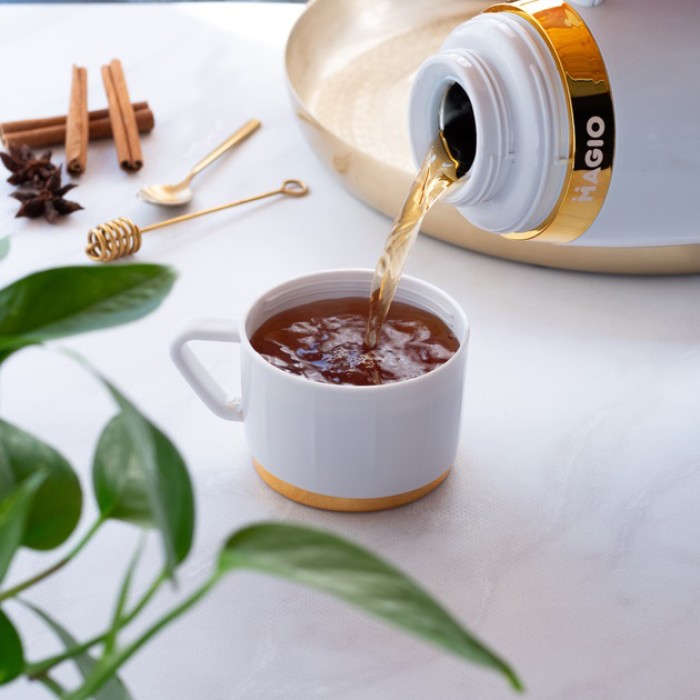 Вакуумний термокружка термос Magio MG-1050W 1 л, Термос туристичний для напоїв Найкращий LA-38