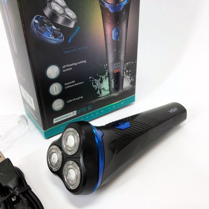 Водонепроникна електробритва для гоління VGR V-314, Електробритва для бороди, Хороша бритва портативна KA-77