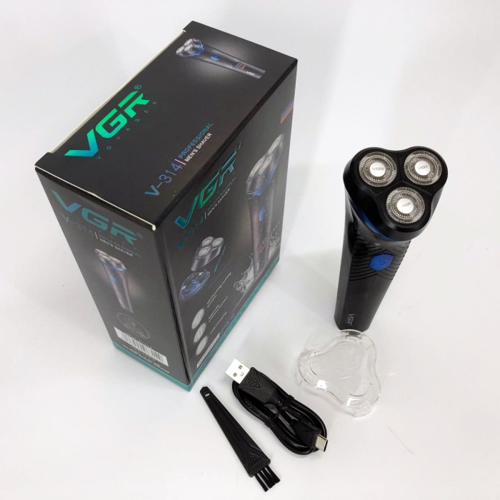 Водонепроникна електробритва для гоління VGR V-314, Електробритва для бороди, Хороша бритва портативна KA-77