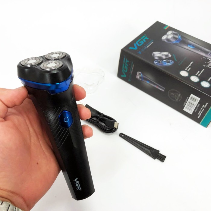 Водонепроникна електробритва для гоління VGR V-314, Електробритва для бороди, Хороша бритва портативна KA-77