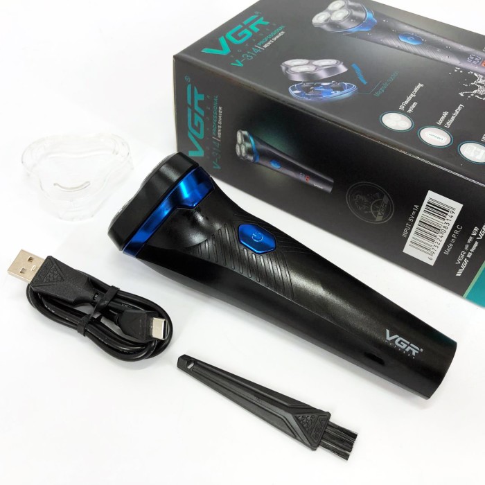 Водонепроникна електробритва для гоління VGR V-314, Електробритва для бороди, Хороша бритва портативна KA-77