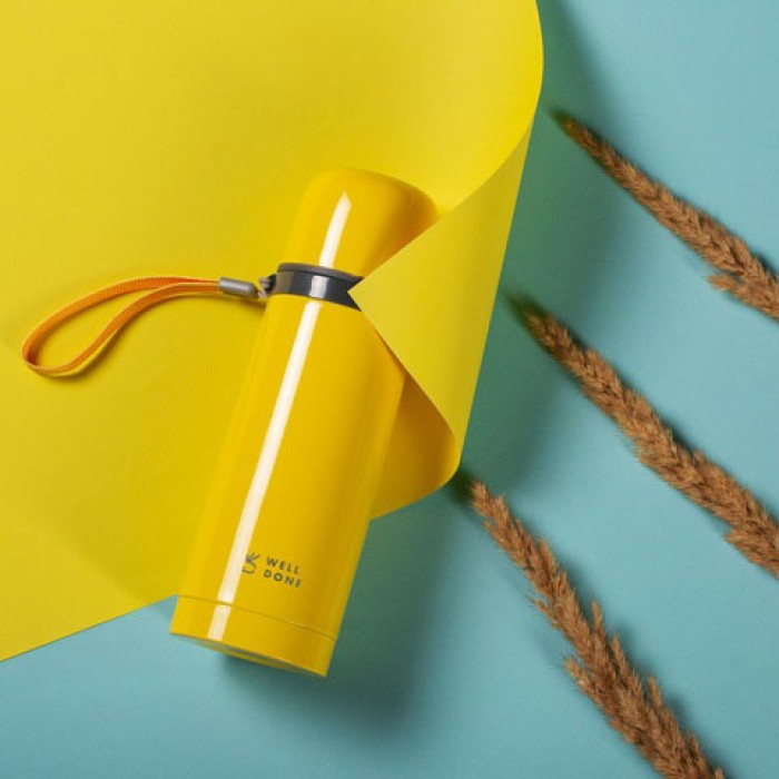 Термос з нержавіючої сталі, Термос у вигляді пляшки, для чаю помповий Термочашка похідна PZ-28