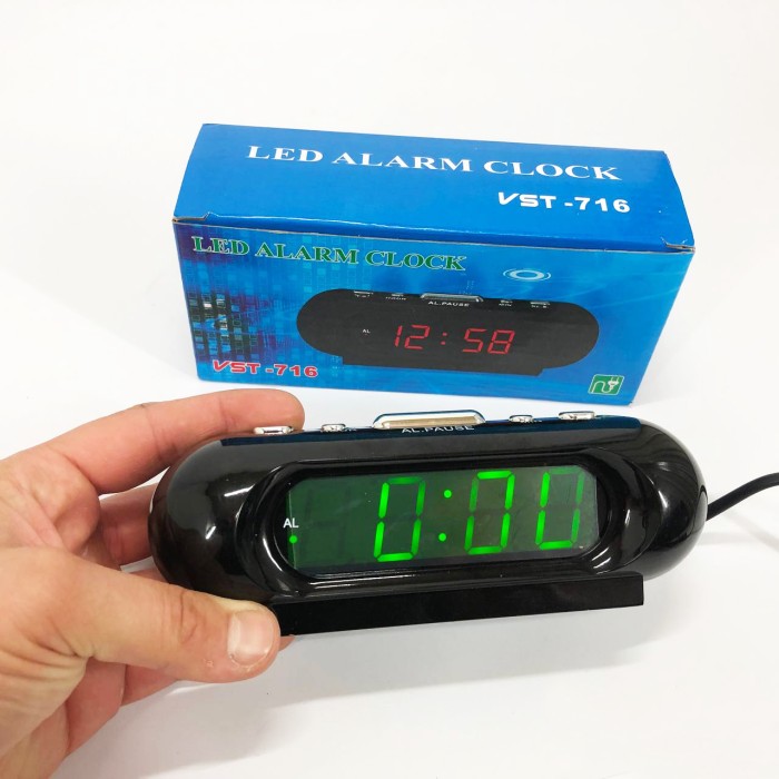Настільний годинник зі світлодіодним дисплеєм, Годинник зі світловим дисплеєм Настільний LED QX-28