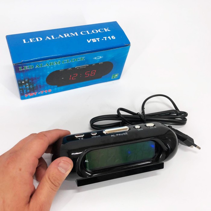 Настільний LED годинник VST-716-2, Настільний годинник з електронною індикацією DJ-73