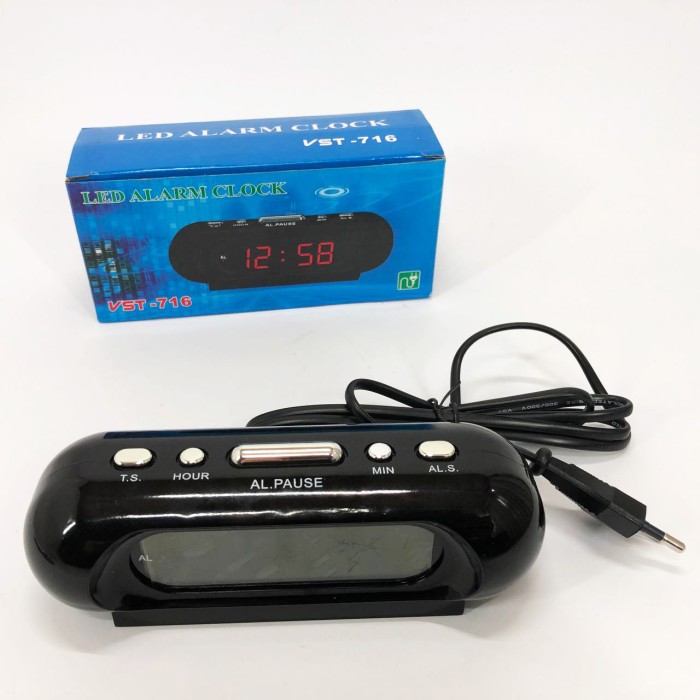 Настільний LED годинник VST-716-2, Настільний годинник з електронною індикацією DJ-73