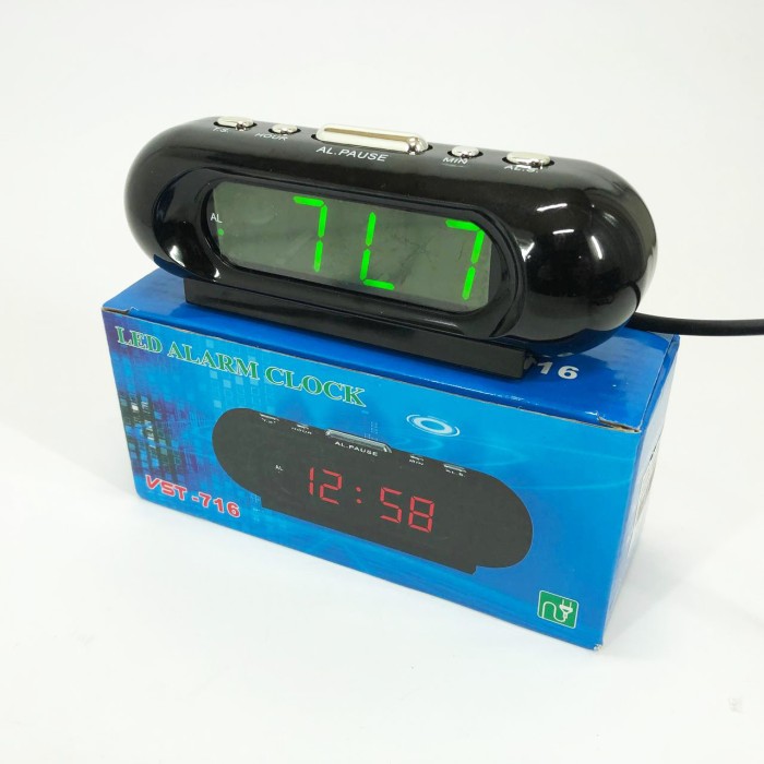 Настільний LED годинник VST-716-2, Настільний годинник з електронною індикацією DJ-73