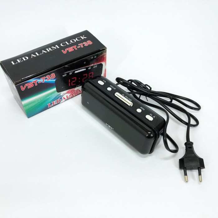 Стильний електронний годинник з підсвічуванням LED, Настільний годинник з електронною індикацією ZF-23