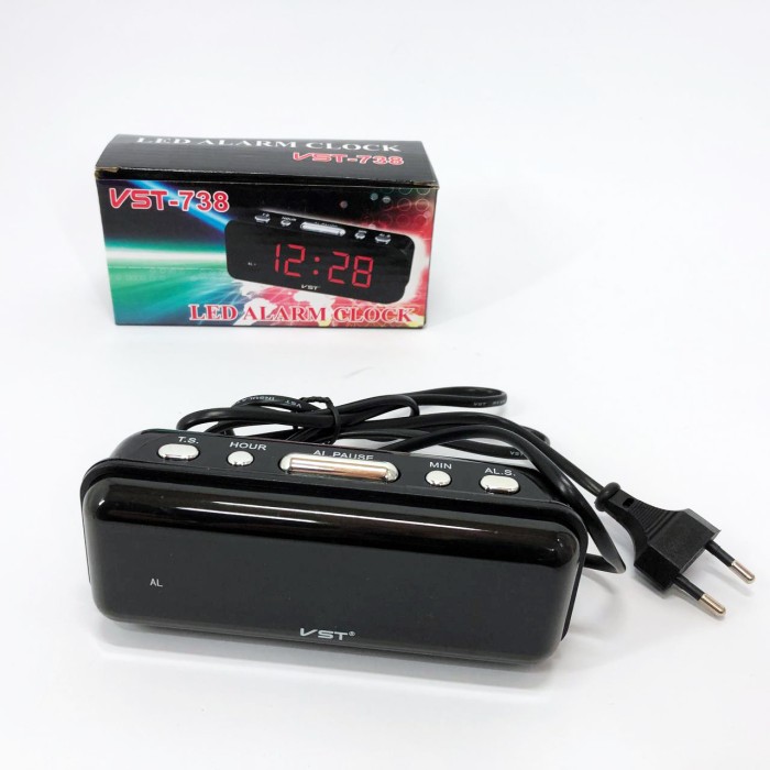 Стильний електронний годинник з підсвічуванням LED, Настільний годинник з електронною індикацією ZF-23