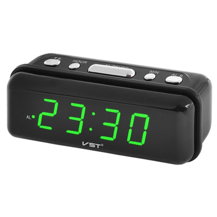 Сучасний годинник з LED підсвічуванням, Практичний електронний годинник настільний класний HQ-90