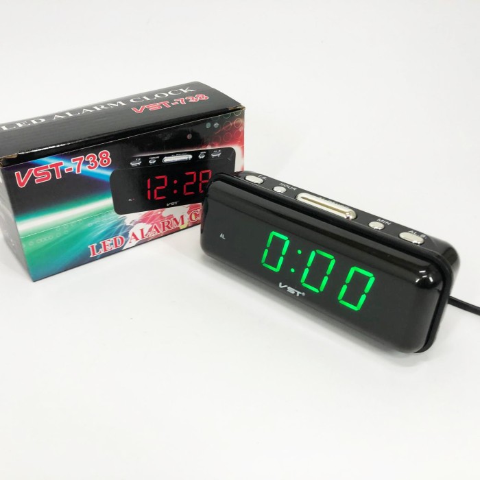 Сучасний годинник з LED підсвічуванням, Практичний електронний годинник настільний класний HQ-90