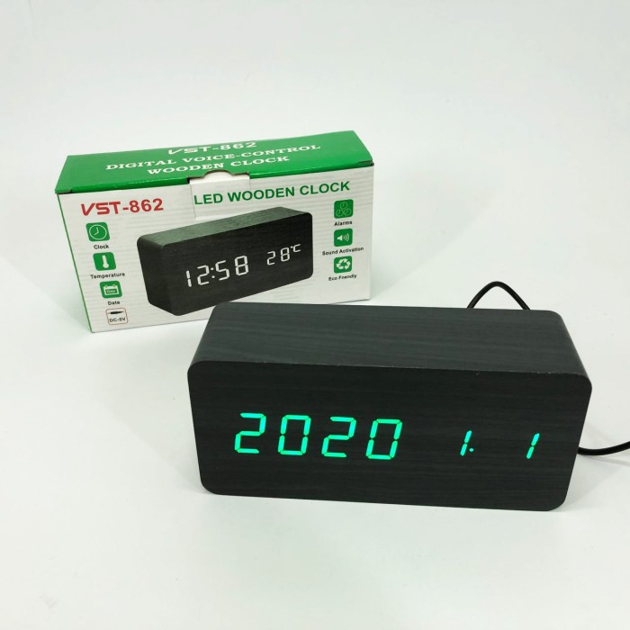 Настільний годинник з підсвічуванням, Годинники електронні настільні світяться vst XE-32