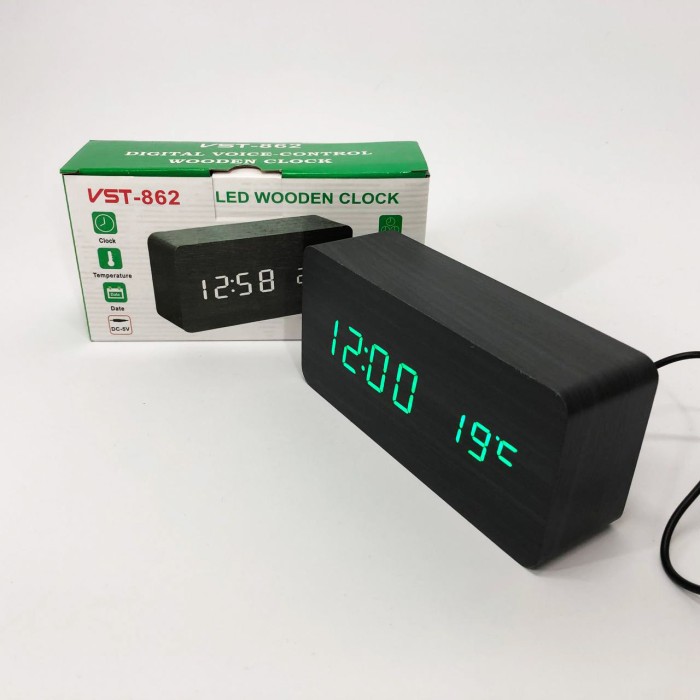 Настільний годинник з підсвічуванням, Годинники електронні настільні світяться vst XE-32
