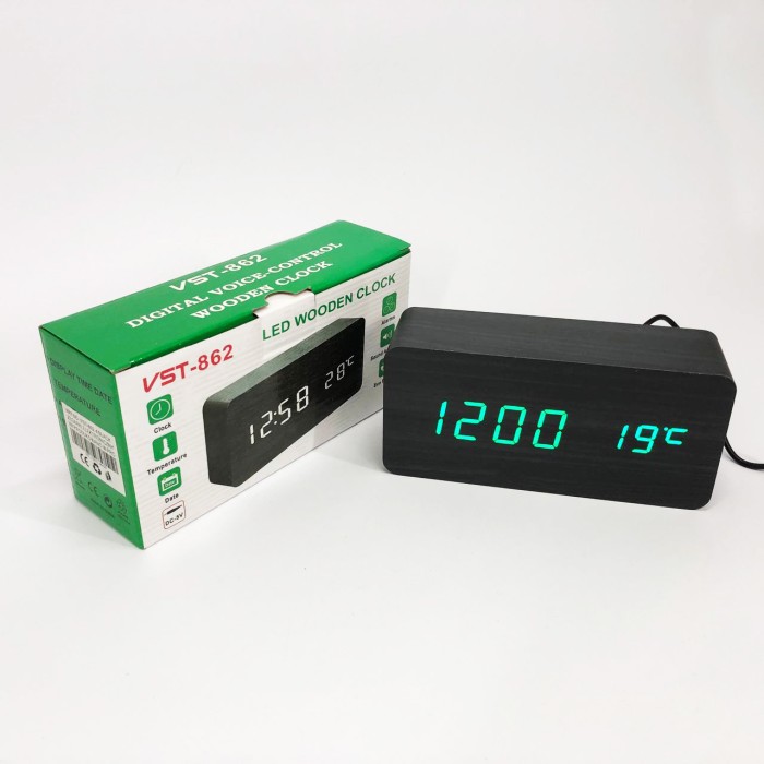Настільний годинник з підсвічуванням, Годинники електронні настільні світяться vst XE-32