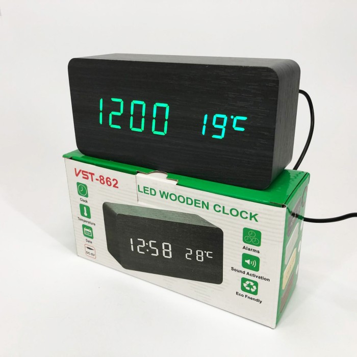 Настільний годинник з підсвічуванням, Годинники електронні настільні світяться vst XE-32