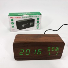 Красивий настільний годинник VST-862S-4, Настільний годинник з функцією підсвічування DT-25