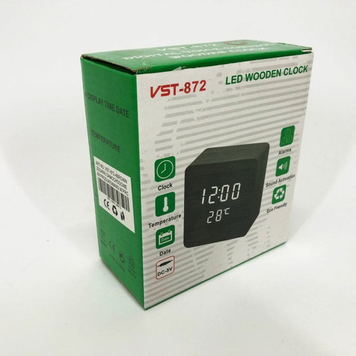 Годинник світлодіодний настільний хороший VST-872-4, Настільний годинник з яскравими цифрами BL-75