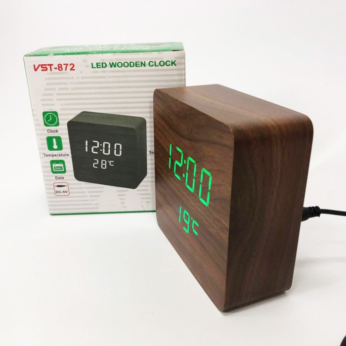Годинник світлодіодний настільний хороший VST-872-4, Настільний годинник з яскравими цифрами BL-75