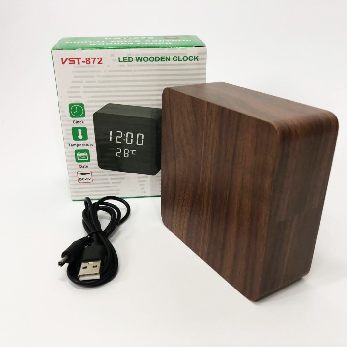Годинник світлодіодний настільний хороший VST-872-4, Настільний годинник з яскравими цифрами BL-75
