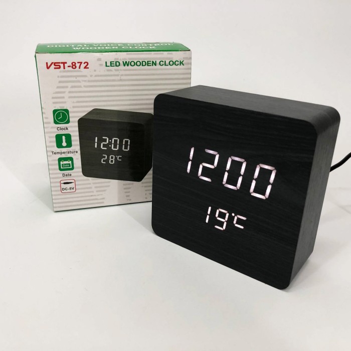 Класичний настільний годинник, Настільний годинник з електронною індикацією LED TC-62