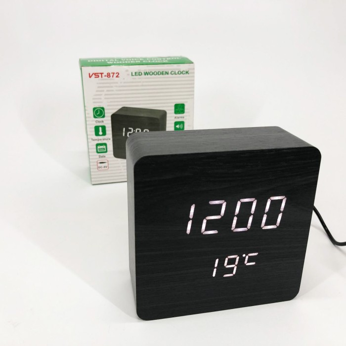 Класичний настільний годинник, Настільний годинник з електронною індикацією LED TC-62