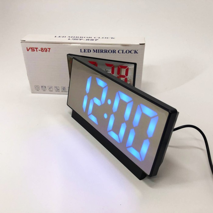 Настільний годинник з функцією підсвічування VST-897-5, Годинник настільний цифровий електронний led PI-13