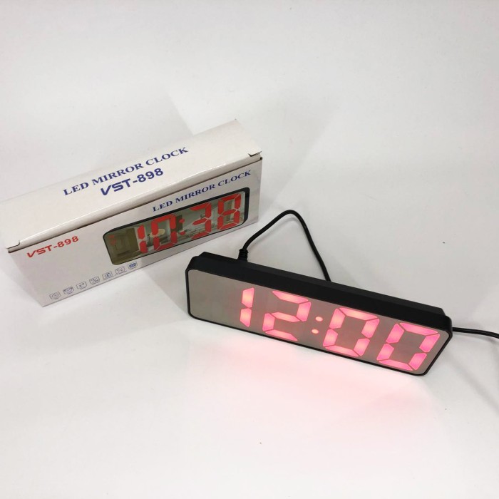 Годинник настільний цифровий електронний led VST-898-1, Настільний годинник з яскравими цифрами JQ-53