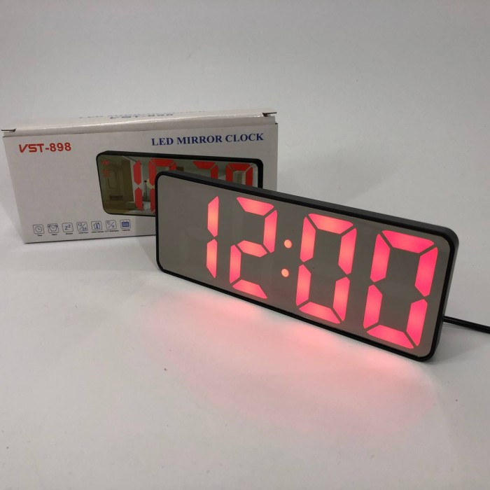 Настільний LED годинник VST-898-1, Класичний настільний годинник електронний цифра WY-62