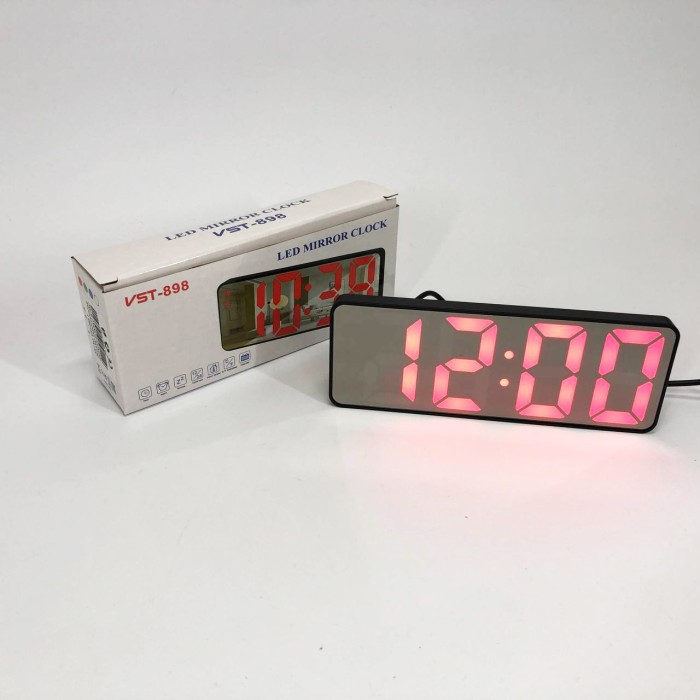 Настільний LED годинник VST-898-1, Класичний настільний годинник електронний цифра WY-62