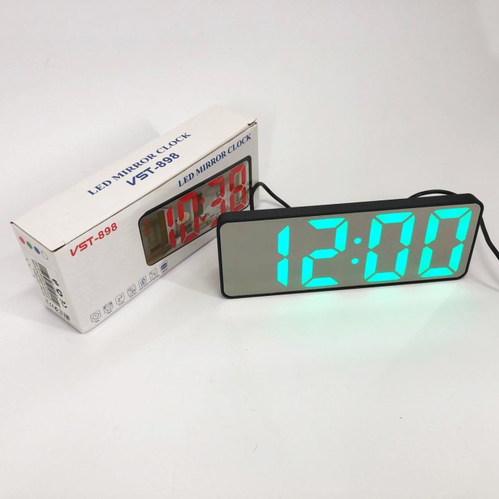 Годинник електронний з підсвічуванням дисплея VST-898-4, Світлодіодне табло годинник UJ-42