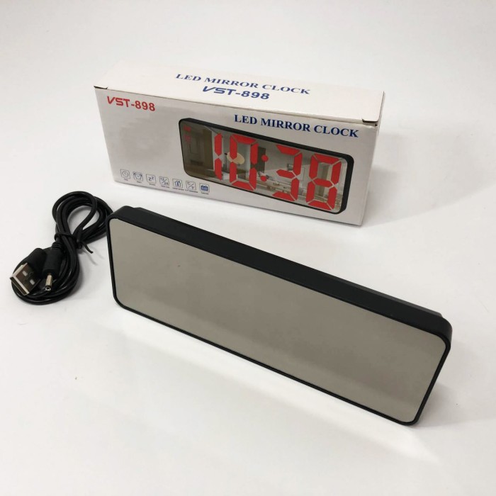 Годинник електронний настільний світловий цифровий VST-898-4, Електронний настільний годинник digital AI-46