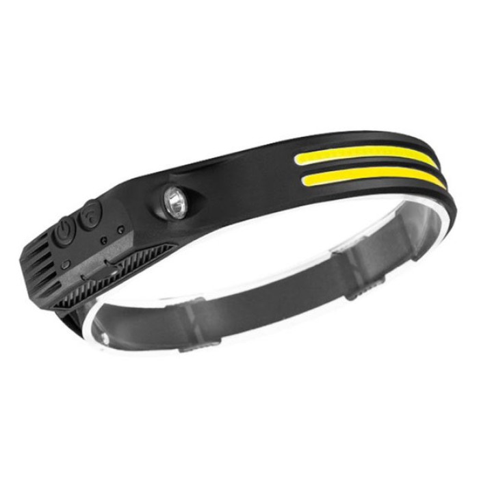 Налобний ліхтар з ремінцем на голову BL-W689-LM+2COB, Перезарядний налобний ліхтар Head Lamp EM-24