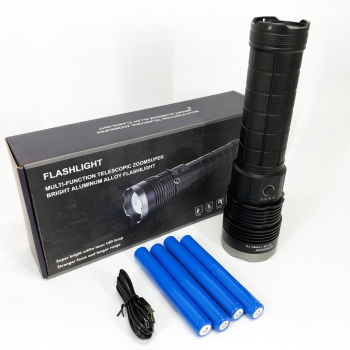 Ліхтар ручний металевий AK138-1, Оригінальний ручний ліхтар, Ліхтарик на USB зарядкою для дому QN-81