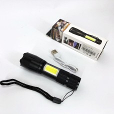 Ліхтар ручний з функцією зарядки PLD C609-T6+COB, Ліхтарик потужний акумуляторний для дому IC-26