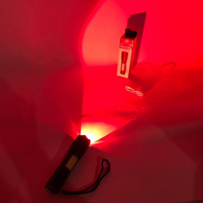 Ліхтар ручний з функцією зарядки PLD C609-T6+COB, Ліхтарик потужний акумуляторний для дому IC-26