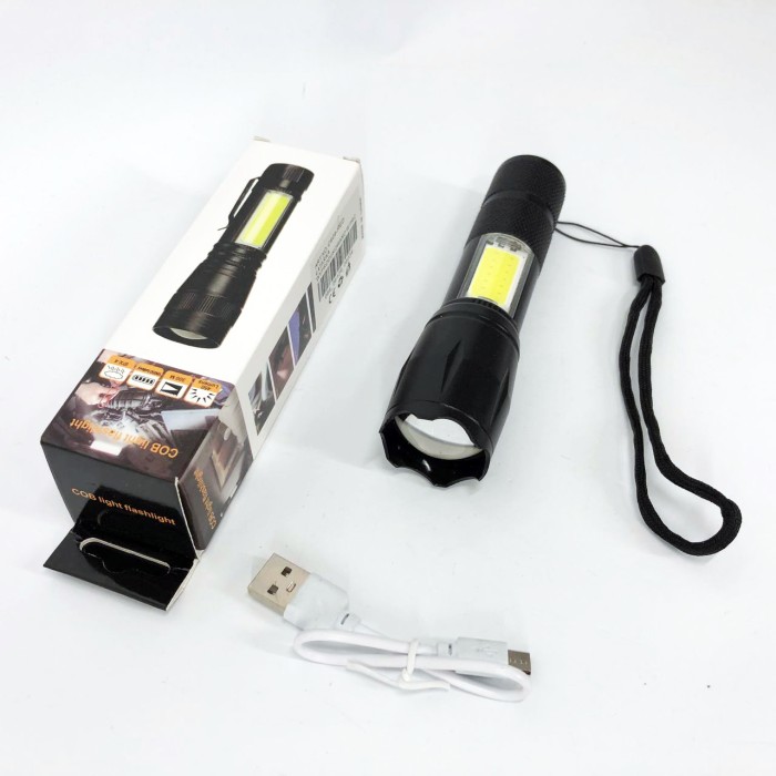 Ліхтар ручний з функцією зарядки PLD C609-T6+COB, Ліхтарик потужний акумуляторний для дому IC-26