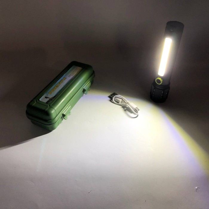 Ліхтарик на USB зарядкою для дому, Тактичні ліхтарі з зумом, Ліхтар суперяскравий XR-71