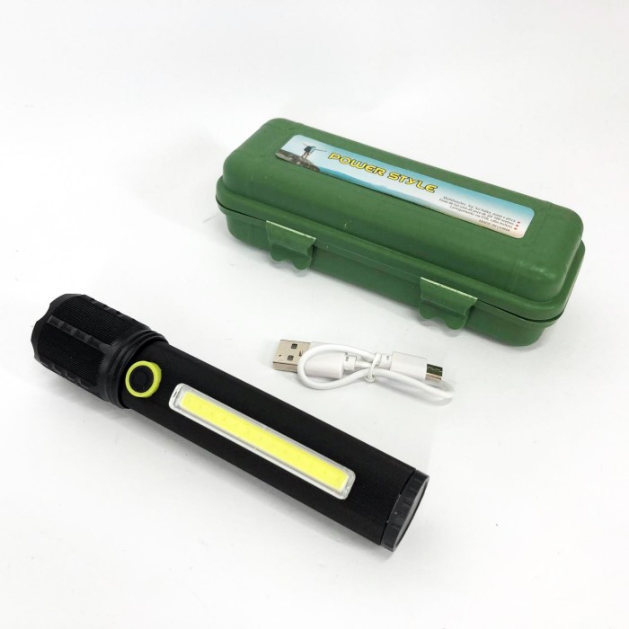 Світлодіодний робочий ліхтар перезаряджуваний портативний Police TD-C82/C72-P50+COB IU-38