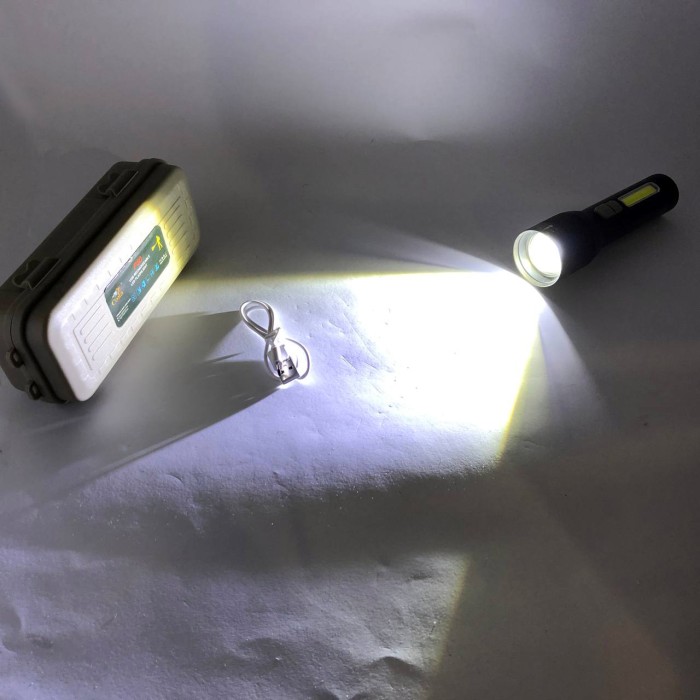 Ліхтар для домашніх потреб CB-C21-P90+COB, Ліхтарик світлодіодний ручний акумуляторний портативний RC-34
