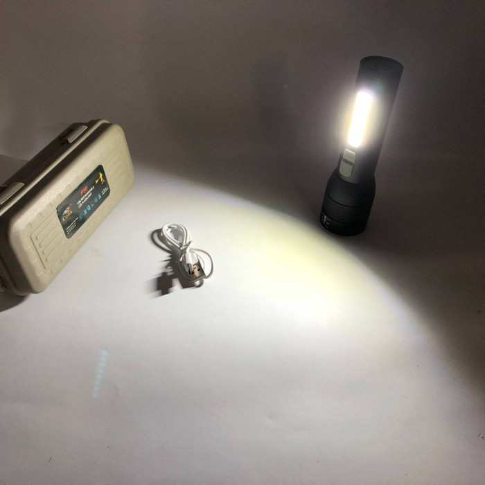 Ліхтар для домашніх потреб CB-C21-P90+COB, Ліхтарик світлодіодний ручний акумуляторний портативний RC-34