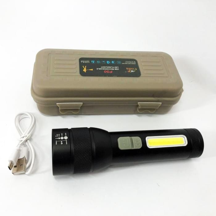 Військовий тактичний ліхтар CB-C21-P90+COB, Ліхтар гарантія якості, Ліхтар із захистом XQ-126 від пилу