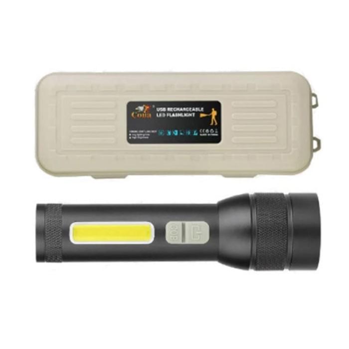 Військовий тактичний ліхтар CB-C21-P90+COB, Ліхтар гарантія якості, Ліхтар із захистом XQ-126 від пилу