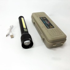 Яскравий світлодіодний потужний ліхтар CB-C23-P90+COB, Тактичні ліхтарі акумуляторні AL-33